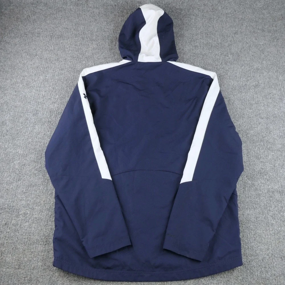 MiLB Rocket City Trash Pandas Under Armour Jacket Mens Medium Blue Windbreaker
